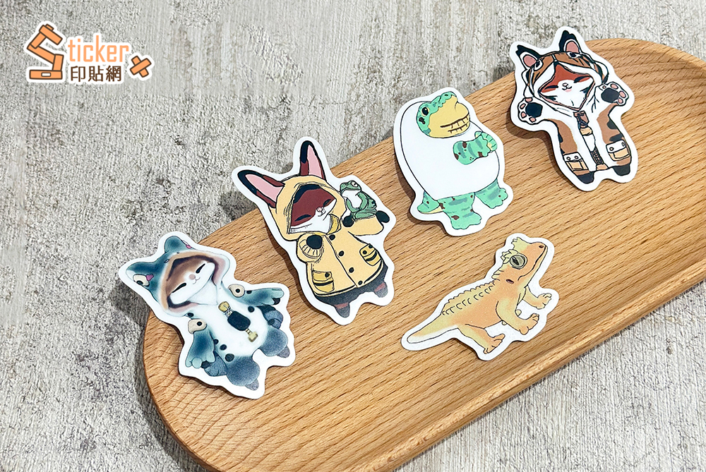 彩色精品PVC貼紙(戶外用)