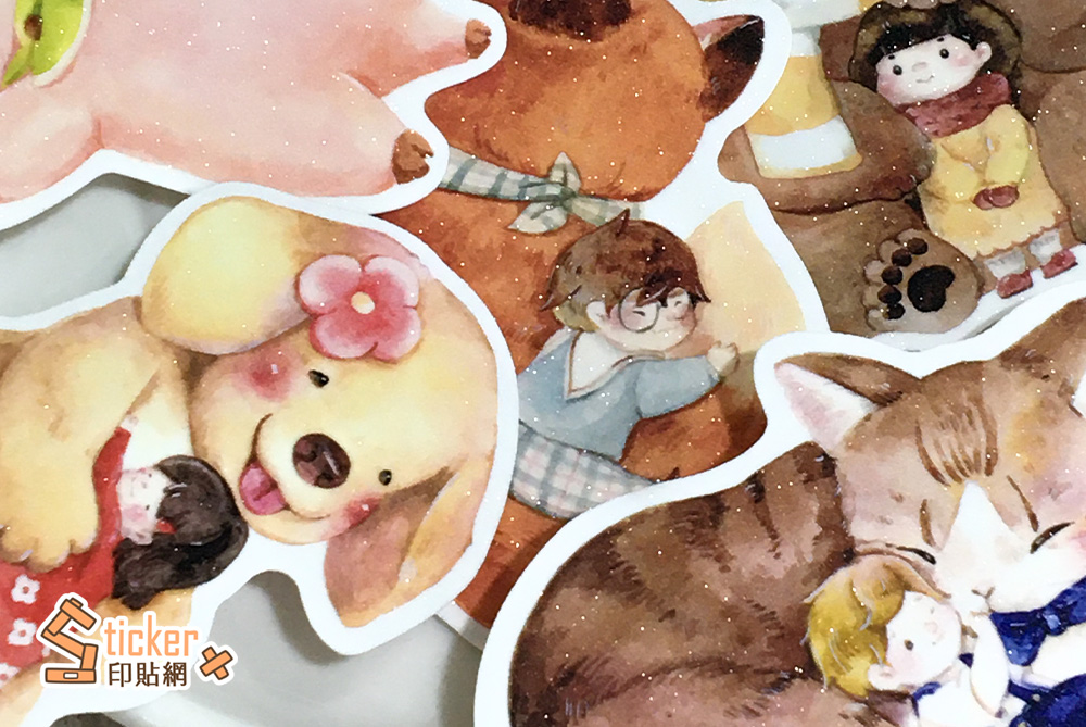 彩色精品PVC貼紙(戶外用)