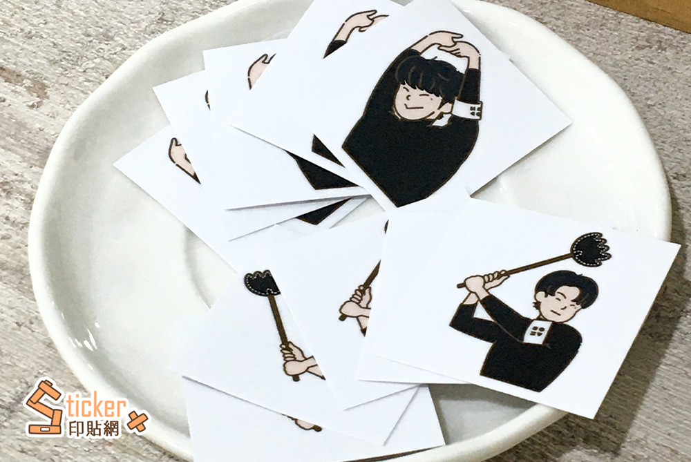 彩色珠光貼紙-裁張出貨