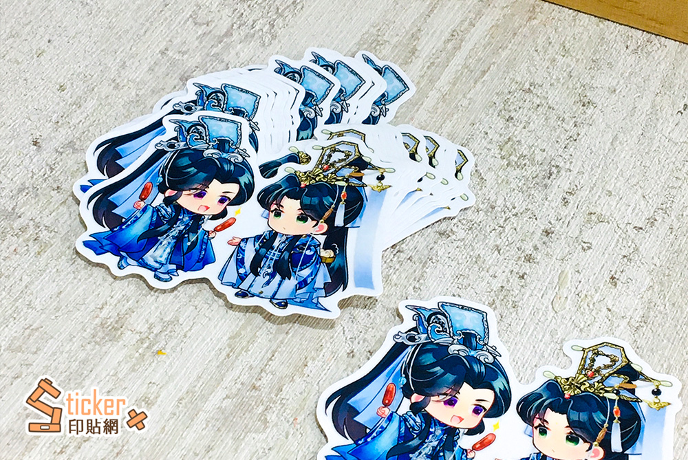 彩色珠光貼紙