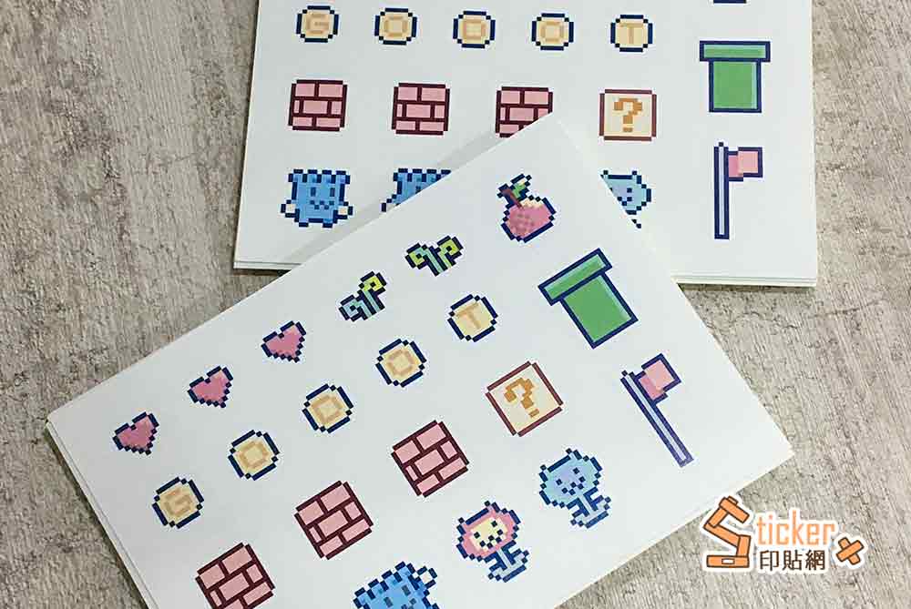 雷射印刷模造拼板貼紙