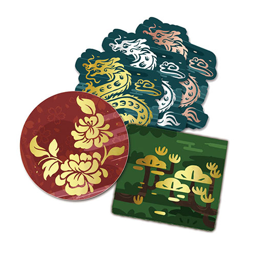 客製化貼紙-仿燙金貼紙