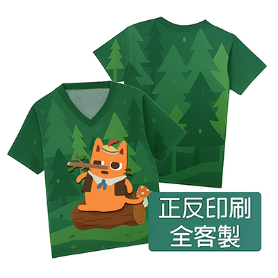 客製全彩V領排汗衫